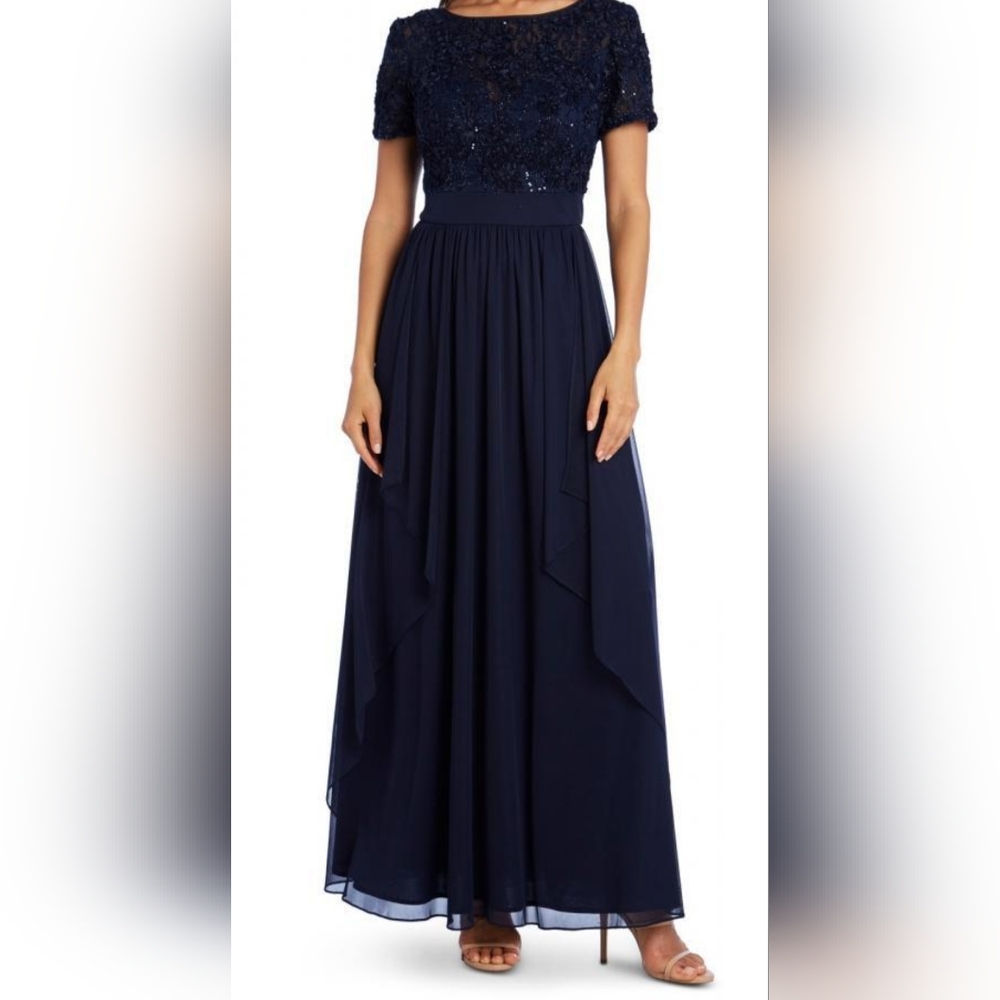 💫R&M Richards Dark Blue Maxi Skirt